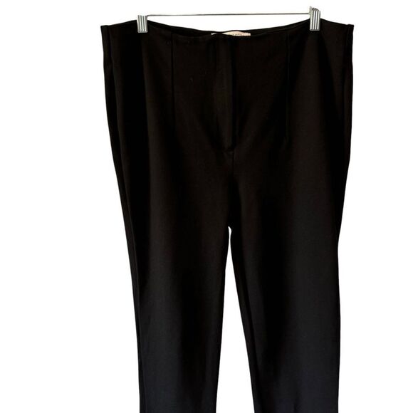 ZARA Black High Rise Waist Mini Eye & Hook Ankle Hem Dress Pants - Picture 5 of 10